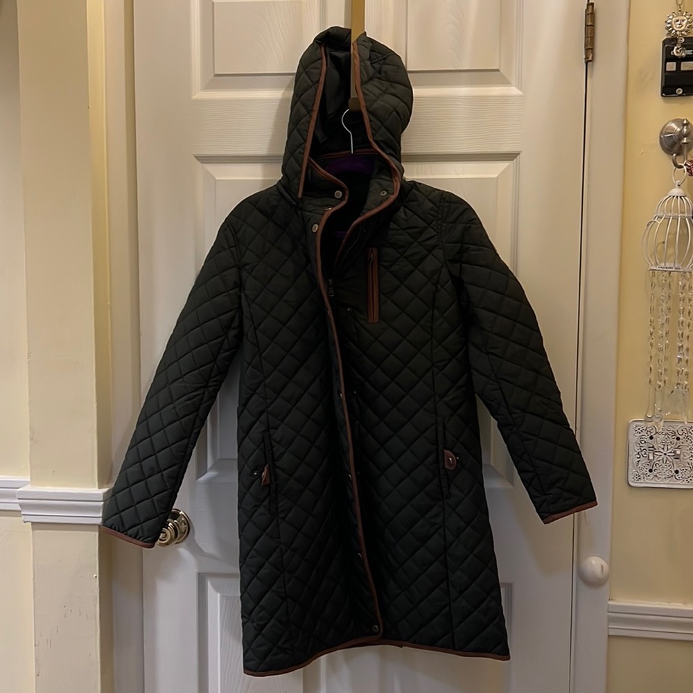 Ralph Lauren XS green car coat